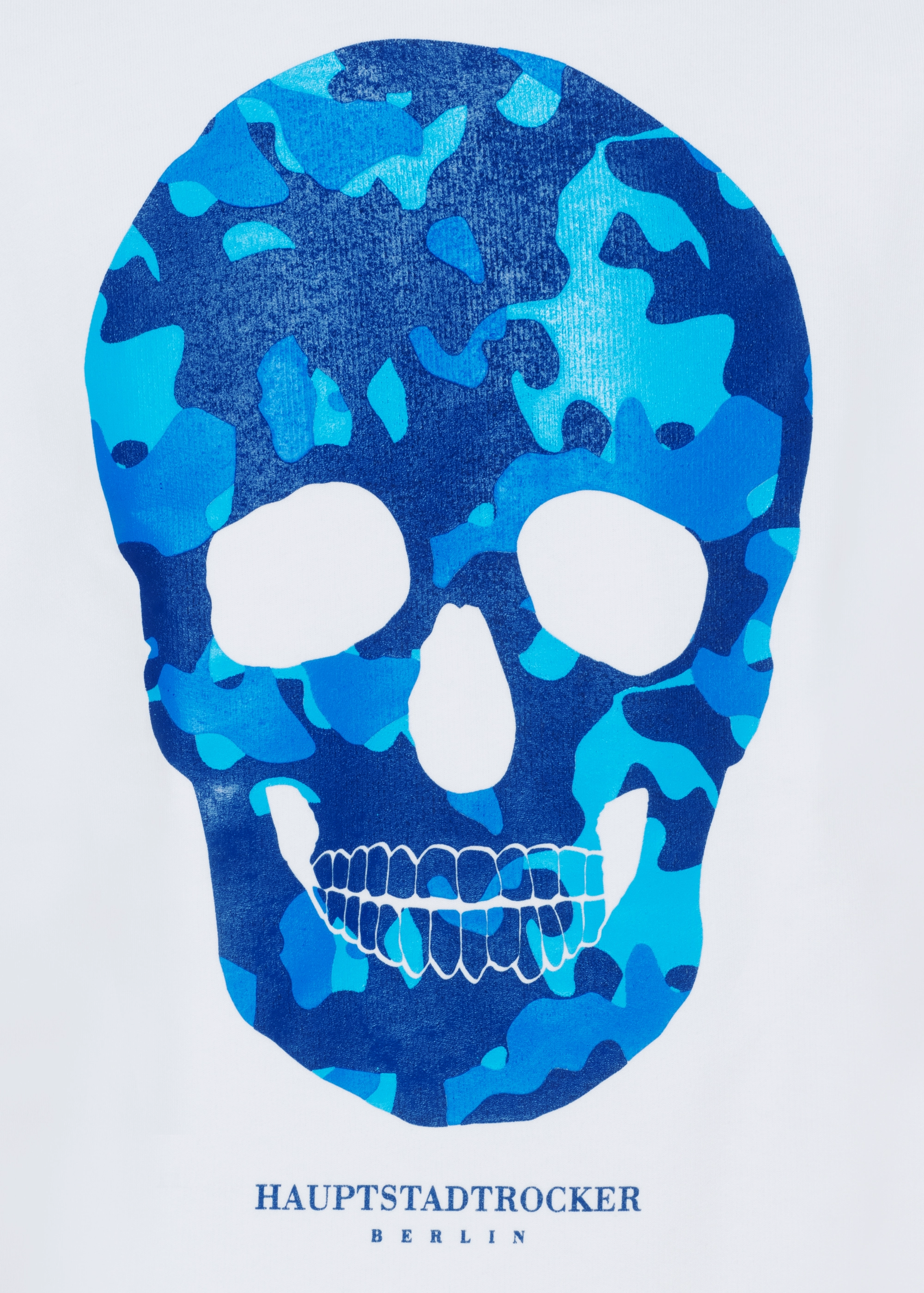 Camouflage Skull Sweat T-Shirt