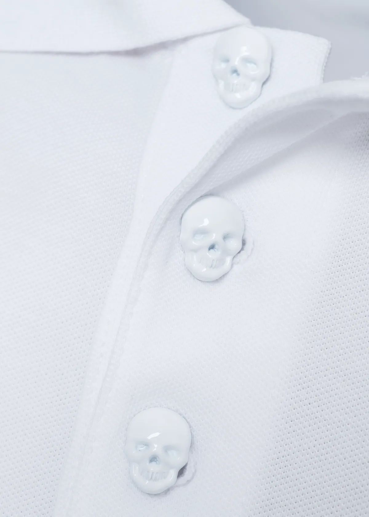 Death's Badge Polo (White Edition)