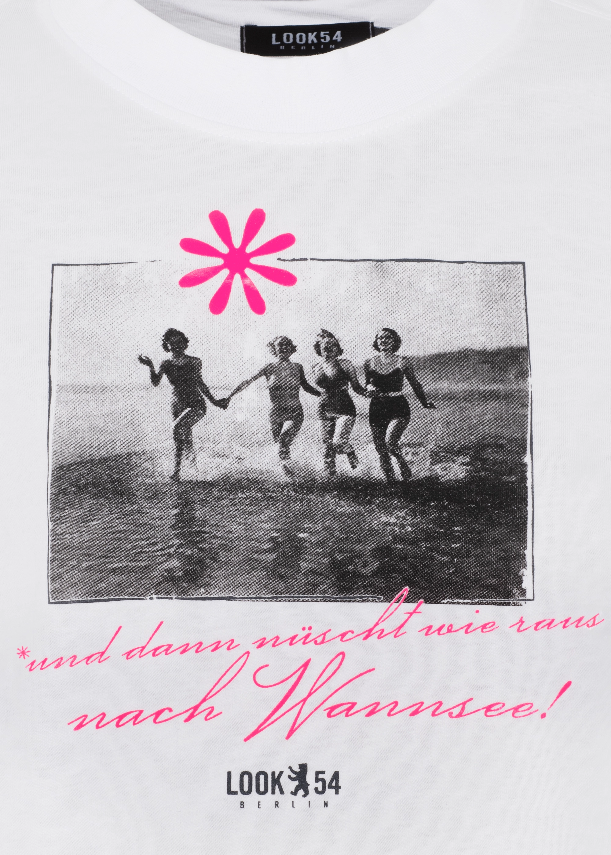 Nüscht wie raus nach Wannsee Oversized Crop-Shirt