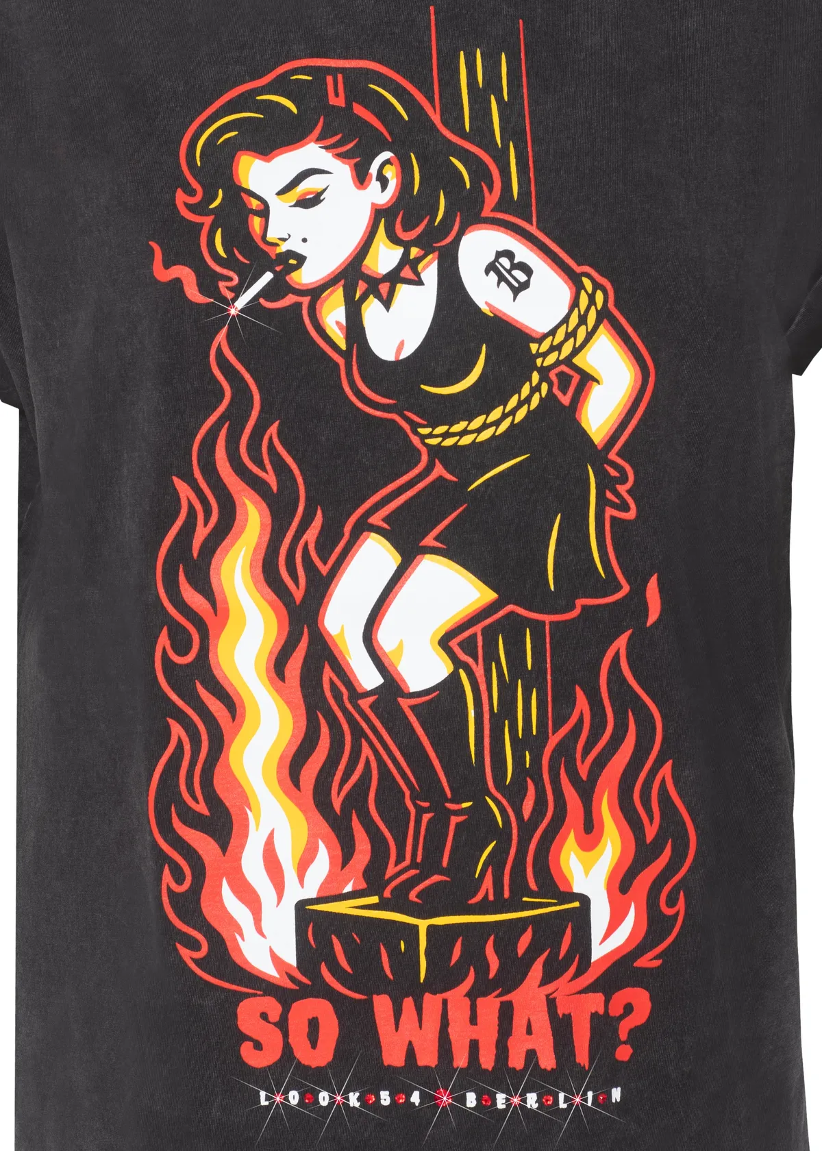 Final smoke Vintage Rock-Shirt