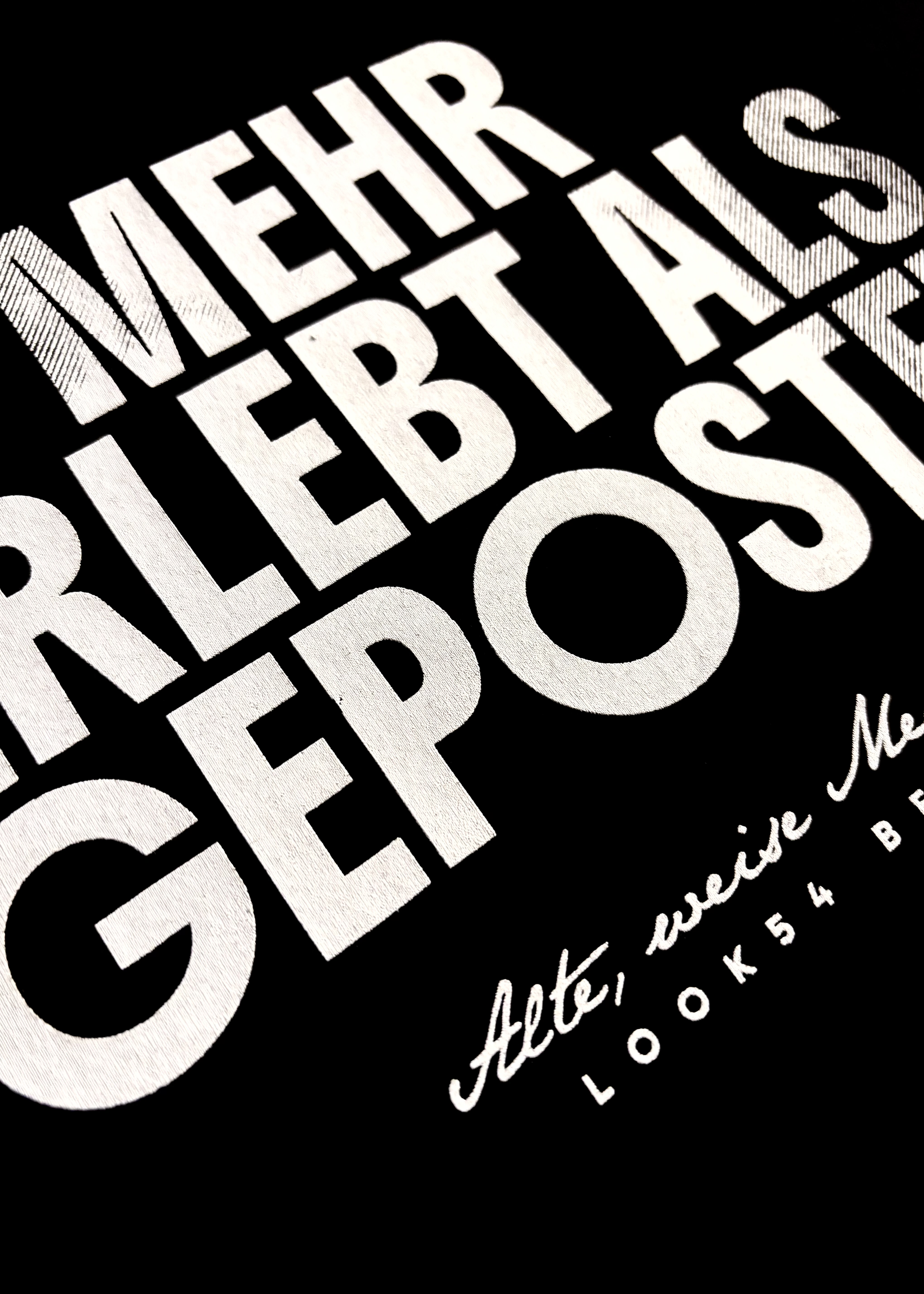Mehr erlebt als gepostet Shirt