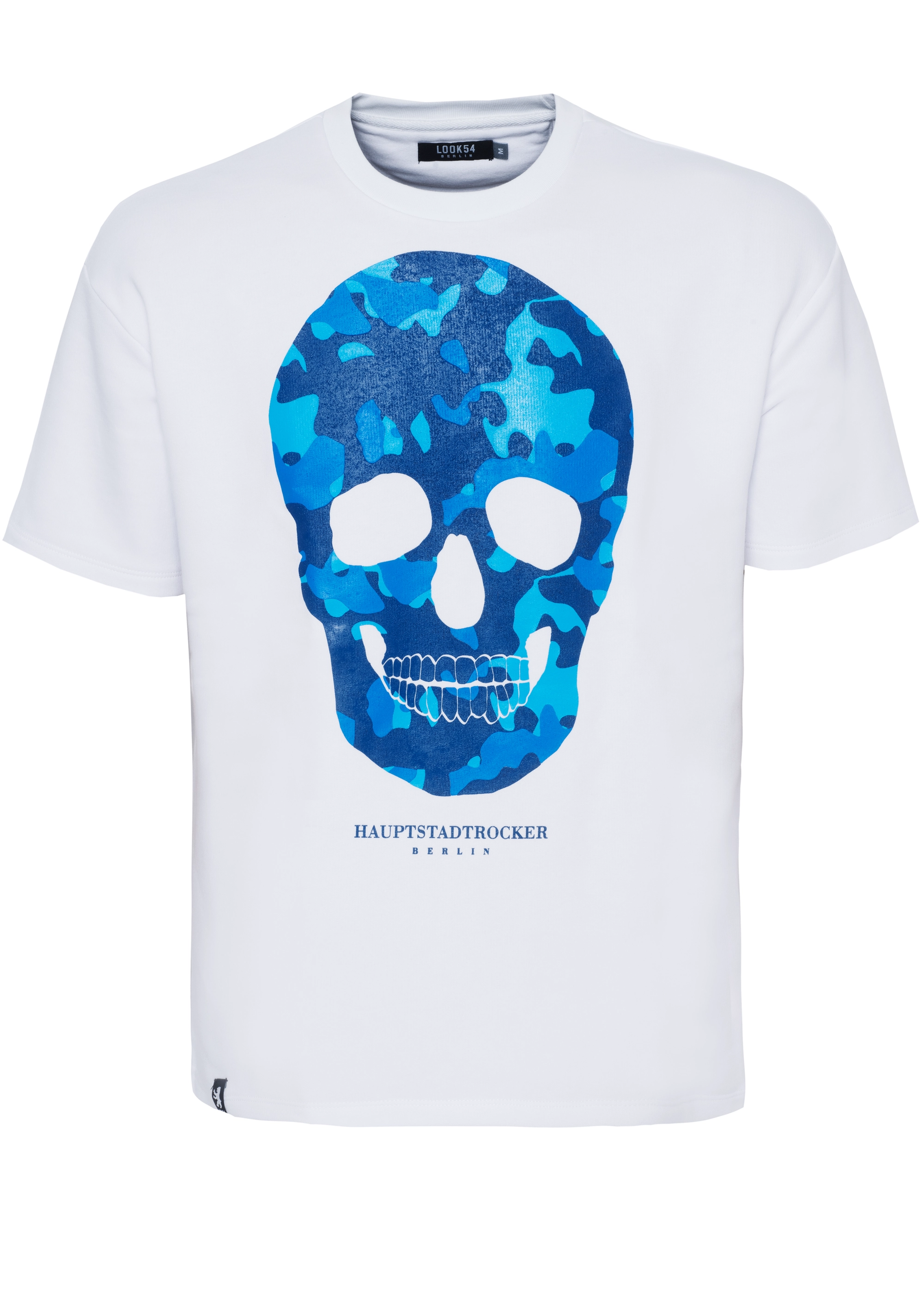 Camouflage Skull Sweat T-Shirt