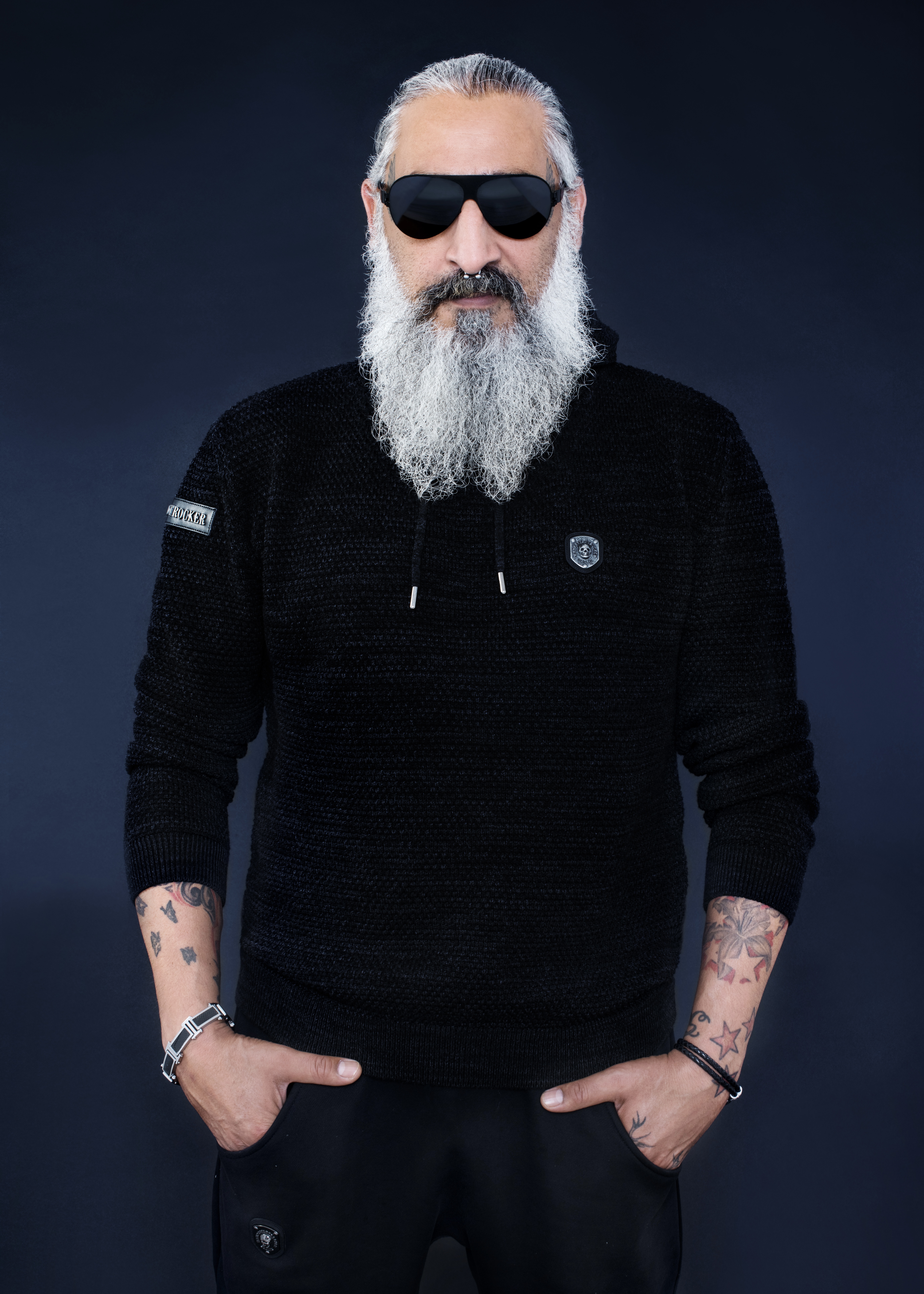 HAUPTSTADTROCKER Strick Hoodie